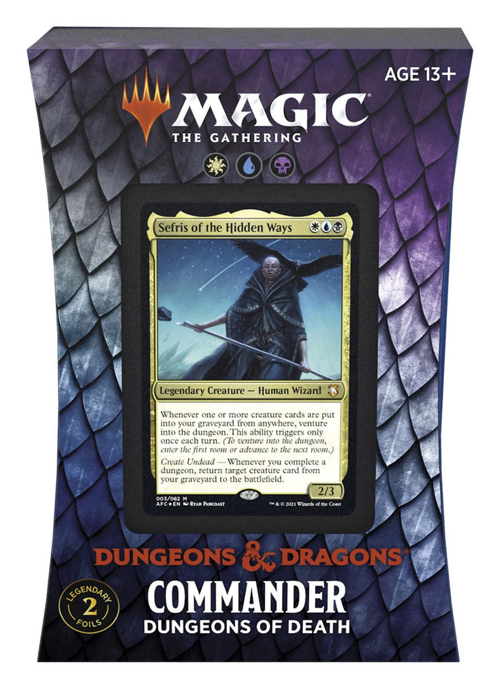 Adventures in the Forgotten Realms - Dungeons of Death Commander Deck [AFC] (ONLINE ORDER ONLY)