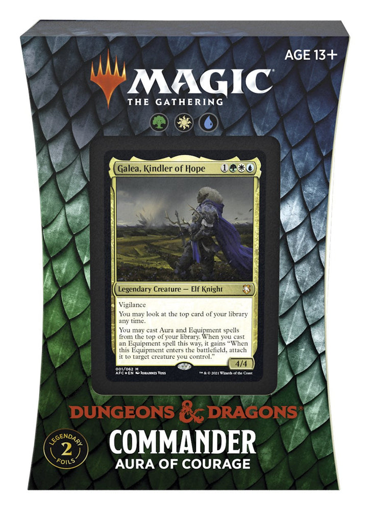 Adventures in the Forgotten Realms - Aura of Courage Commander Deck [AFC] (ONLINE ORDER ONLY)