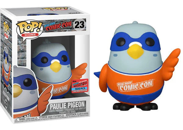 Paulie Pigeon (Orange, New York Comic Con, Icons) 23 - 2020 NYCC Exclusive /1500 made (Online Order Only)