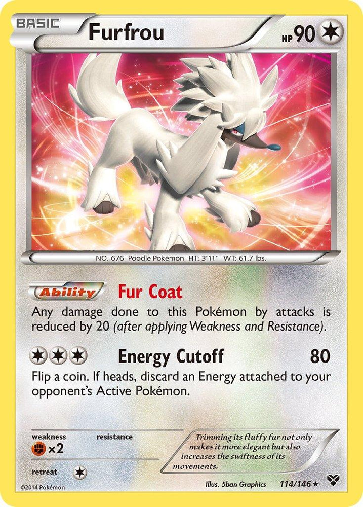 Furfrou (114/146)(Cosmos Holo) (Blister Exclusive) [XY: Base Set] (Online Only)