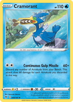 Cramorant (040/185) [Sword & Shield: Vivid Voltage] (Online Only)