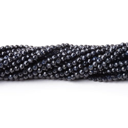 2.3mm Blue Sapphire Micro Faceted Round Beads 12.5 inch 140 pieces (ONLINE ORDER ONLY)