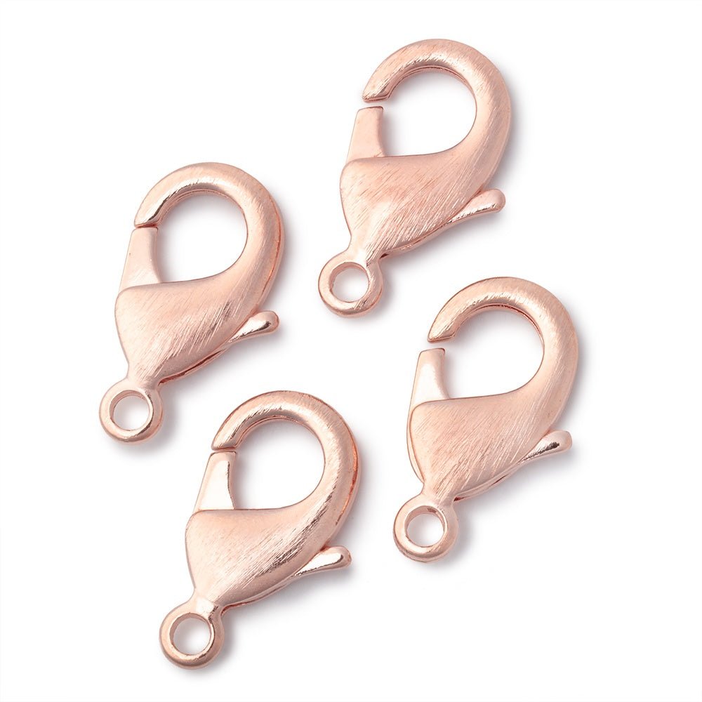 23mm Brushed Lobster Clasp Set of 4 Pieces (ONLINE ORDER ONLY)