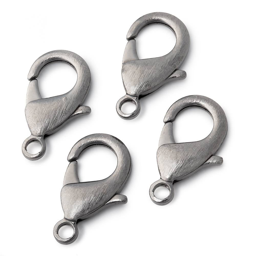 23mm Brushed Lobster Clasp Set of 4 Pieces (ONLINE ORDER ONLY)