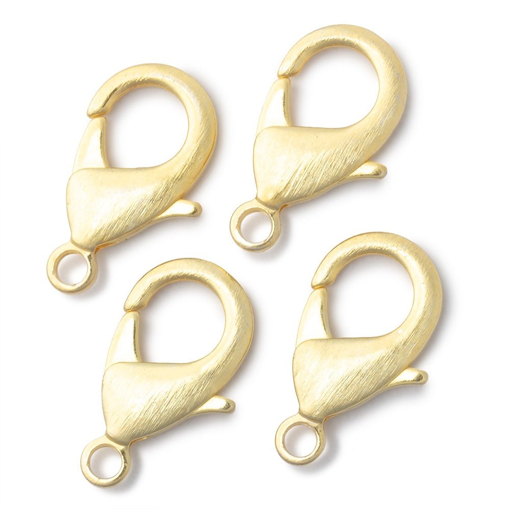 23mm Brushed Lobster Clasp Set of 4 Pieces (ONLINE ORDER ONLY)
