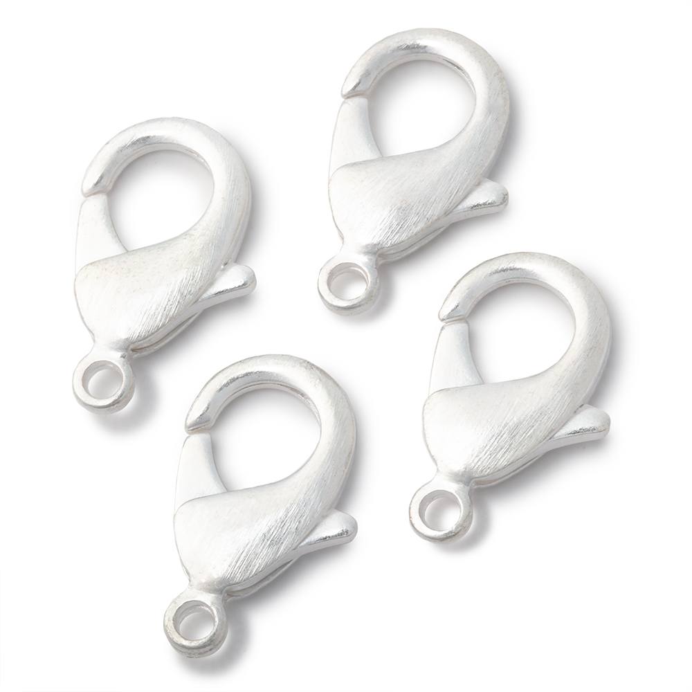 23mm Brushed Lobster Clasp Set of 4 Pieces (ONLINE ORDER ONLY)