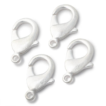 23mm Brushed Lobster Clasp Set of 4 Pieces (ONLINE ORDER ONLY)