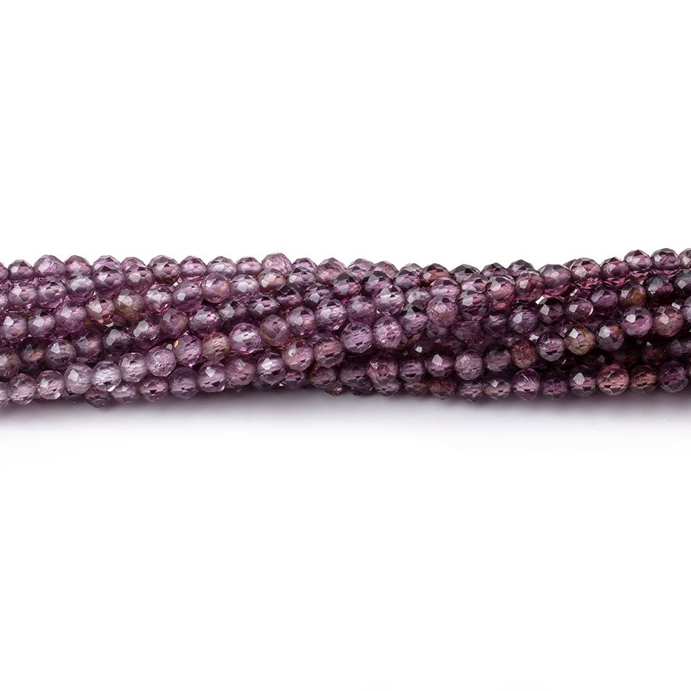 2.3mm Ombré Purple Spinel Micro Faceted Round Beads 14.5 inch 168 pieces (ONLINE ORDER ONLY)