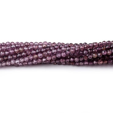2.3mm Ombré Purple Spinel Micro Faceted Round Beads 14.5 inch 168 pieces (ONLINE ORDER ONLY)
