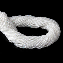 2.3mm Rainbow Moonstone Micro Faceted Round Beads 13 inch 151 pieces  AAA (ONLINE ORDER ONLY)