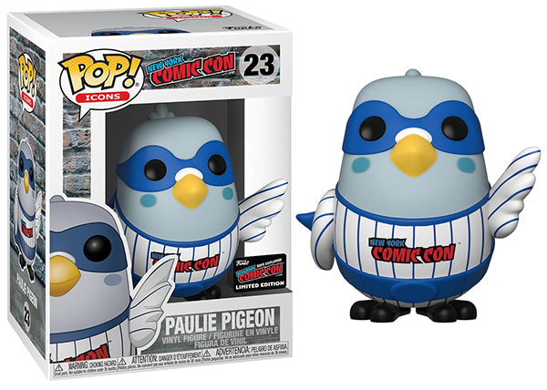 Paulie Pigeon (Jersey, New York Comic Con, Icons) 23 -  2019 NYCC Exclusive  [light damage] (Online Order Only)