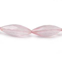 23x10 - 28x10mm Rose Quartz Faceted Bicone 16 inch 16 Beads AA (ONLINE ORDER ONLY)