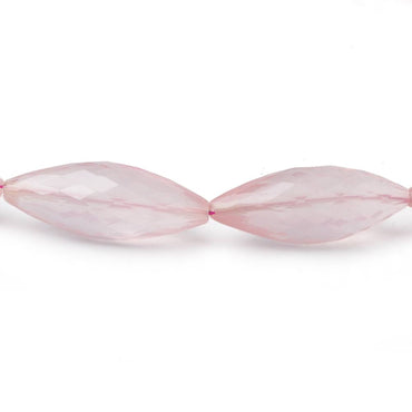 23x10 - 28x10mm Rose Quartz Faceted Bicone 16 inch 16 Beads AA (ONLINE ORDER ONLY)