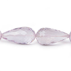 23x11-25x13mm Pink Amethyst Straight Drilled Tear Drops 14 inch 15 Beads (ONLINE ORDER ONLY)