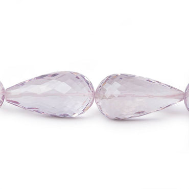 23x11-25x13mm Pink Amethyst Straight Drilled Tear Drops 14 inch 15 Beads (ONLINE ORDER ONLY)