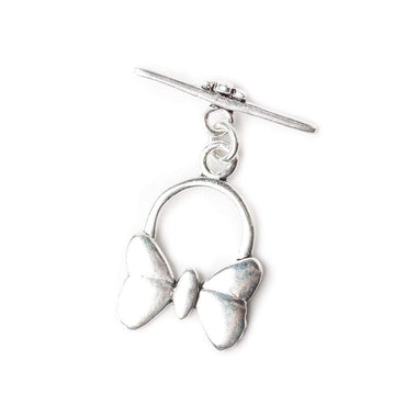 23x15mm Sterling Silver Toggle with Butterfly 1 Finding (ONLINE ORDER ONLY)