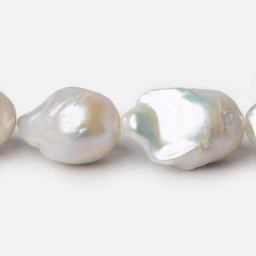 23x16-28x18mm Off White Ultra Baroque Freshwater Pearls 15 in 17 pcs (ONLINE ORDER ONLY)