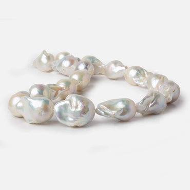 23x16-28x18mm Off White Ultra Baroque Freshwater Pearls 15 in 17 pcs (ONLINE ORDER ONLY)