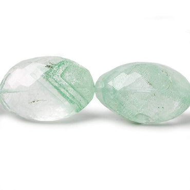 23x16-33x23mm Rare Phantom Quartz faceted nuggets and 14kt Gold Clasp AA (ONLINE ORDER ONLY)