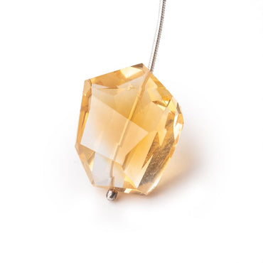 23x20x15mm Citrine Faceted Nugget Focal Bead 1 piece (ONLINE ORDER ONLY)