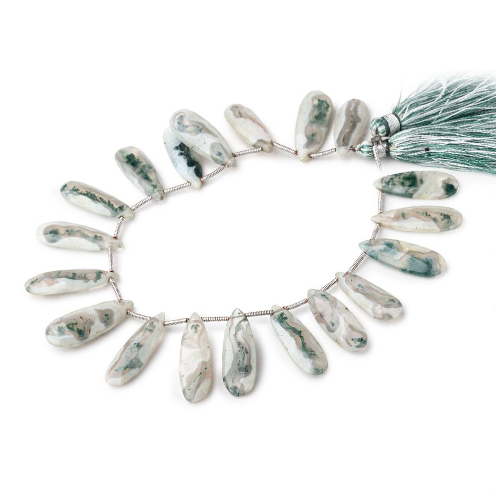 23x8-25x10mm Peacock Solar Quartz Faceted Pear Beads 8 inch 19 pieces (ONLINE ORDER ONLY)