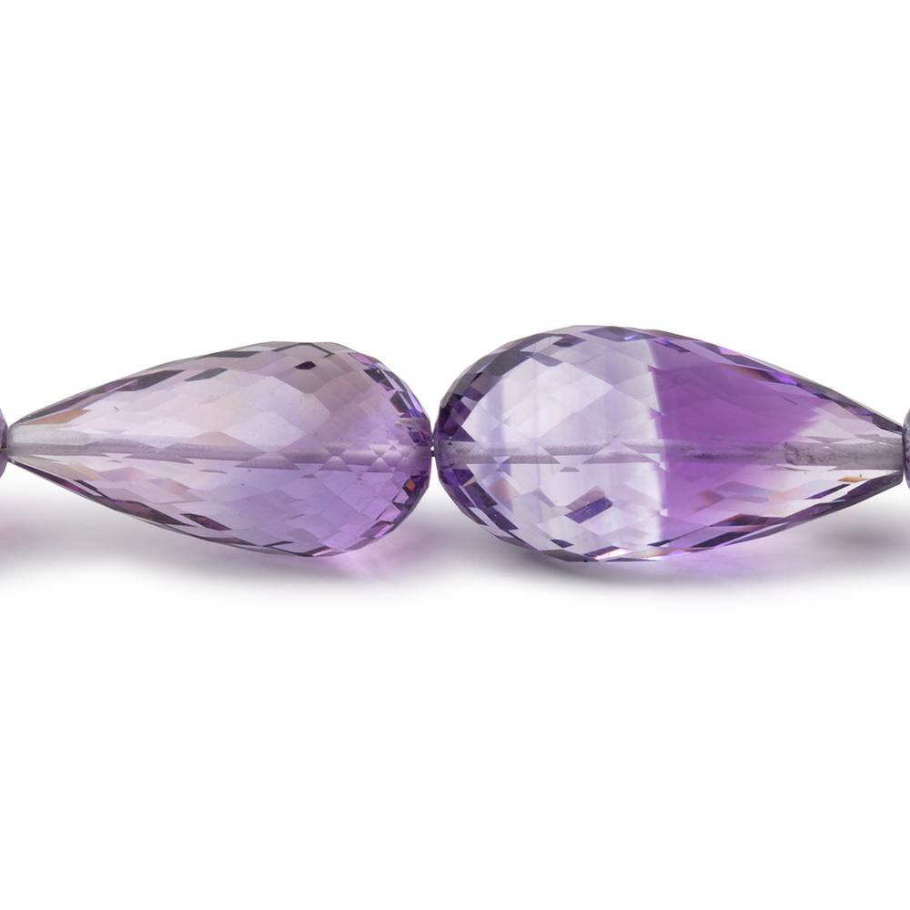 23x9-25x13mm Amethyst Faceted Tear Drops 17 inch 17 Beads AA (ONLINE ORDER ONLY)