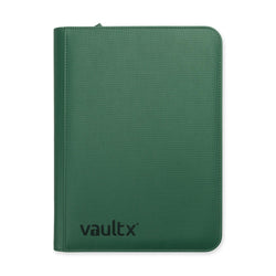 9 Pocket Exo-Tec Zip Binder : Metallic Green