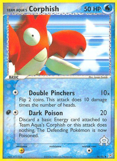 Team Aqua's Corphish (26/95) [EX: Team Magma vs Team Aqua] (Online Only)
