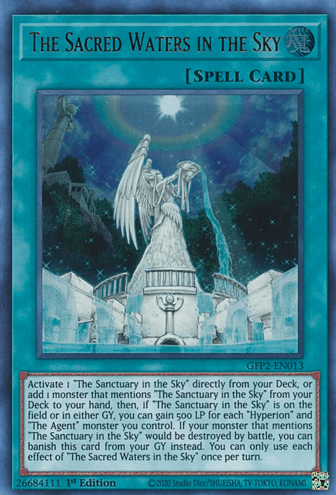 The Sacred Waters in the Sky [GFP2-EN013] Ultra Rare (ONLINE ORDER ONLY)