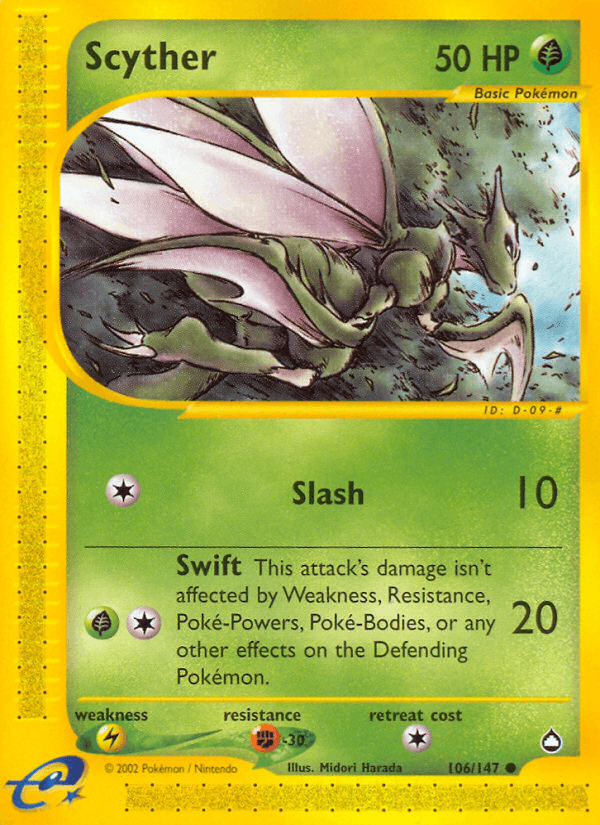 Scyther (106/147) [Aquapolis] (Online Only)