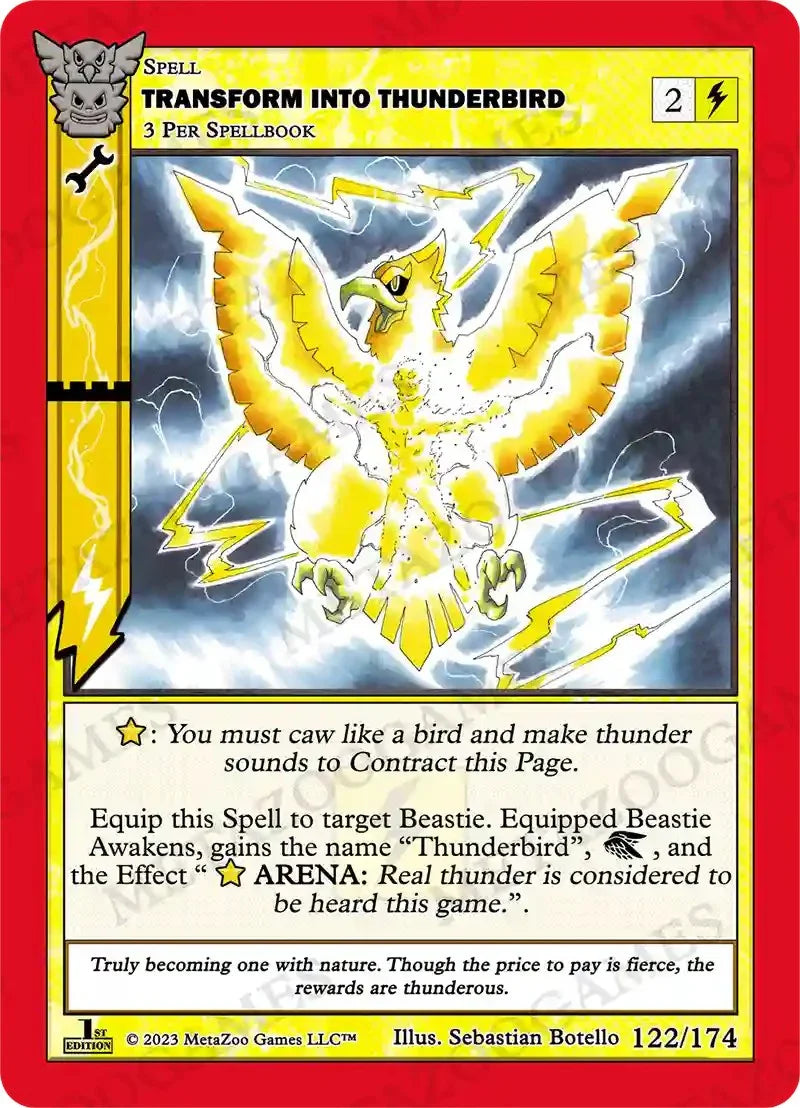 Transform Into Thunderbird [Native: First Edition] (ONLINE ORDER ONLY)