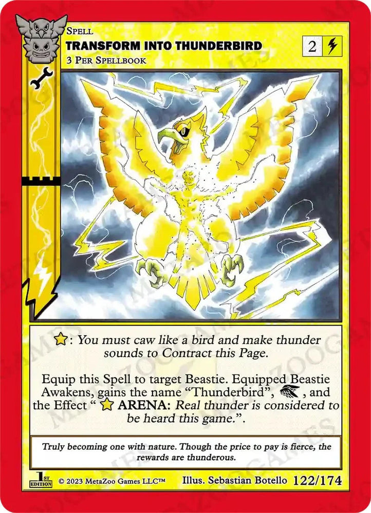 Transform Into Thunderbird [Native: First Edition] (ONLINE ORDER ONLY)
