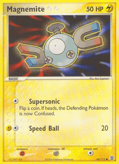 Magnemite (68/112) [EX: FireRed & LeafGreen] (Online Only)