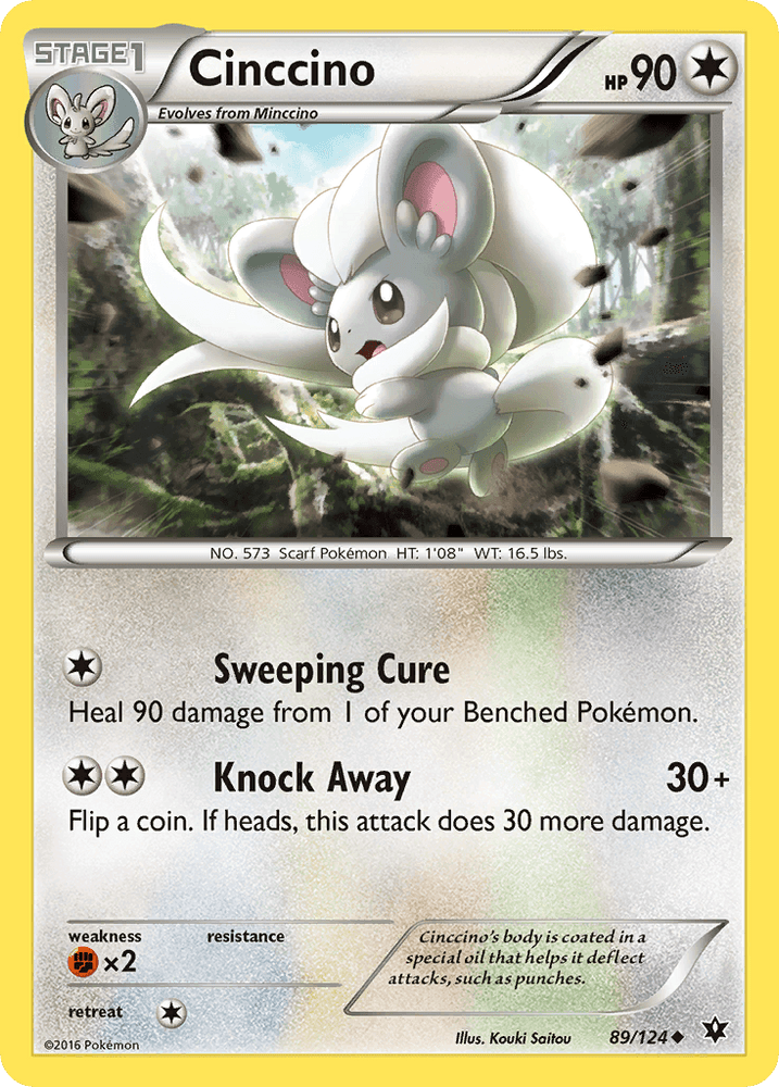 Cinccino (89/124) [XY: Fates Collide] (Online Only)