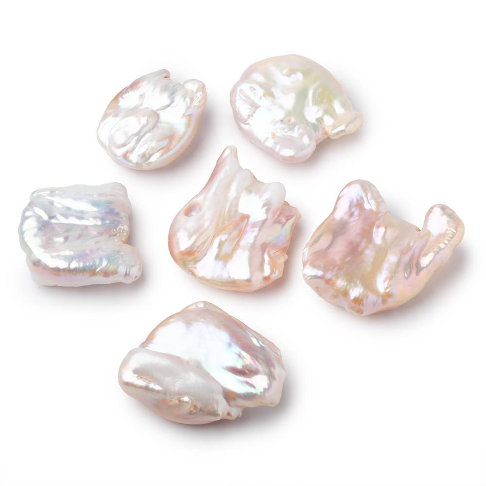 24.5-33mm Blush Pink Ultra Baroque Focal Beads 1 piece (ONLINE ORDER ONLY)