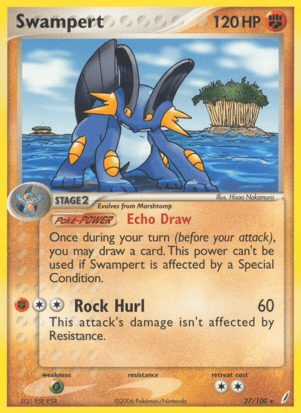 Swampert (27/100) [EX: Crystal Guardians] (Online Only)