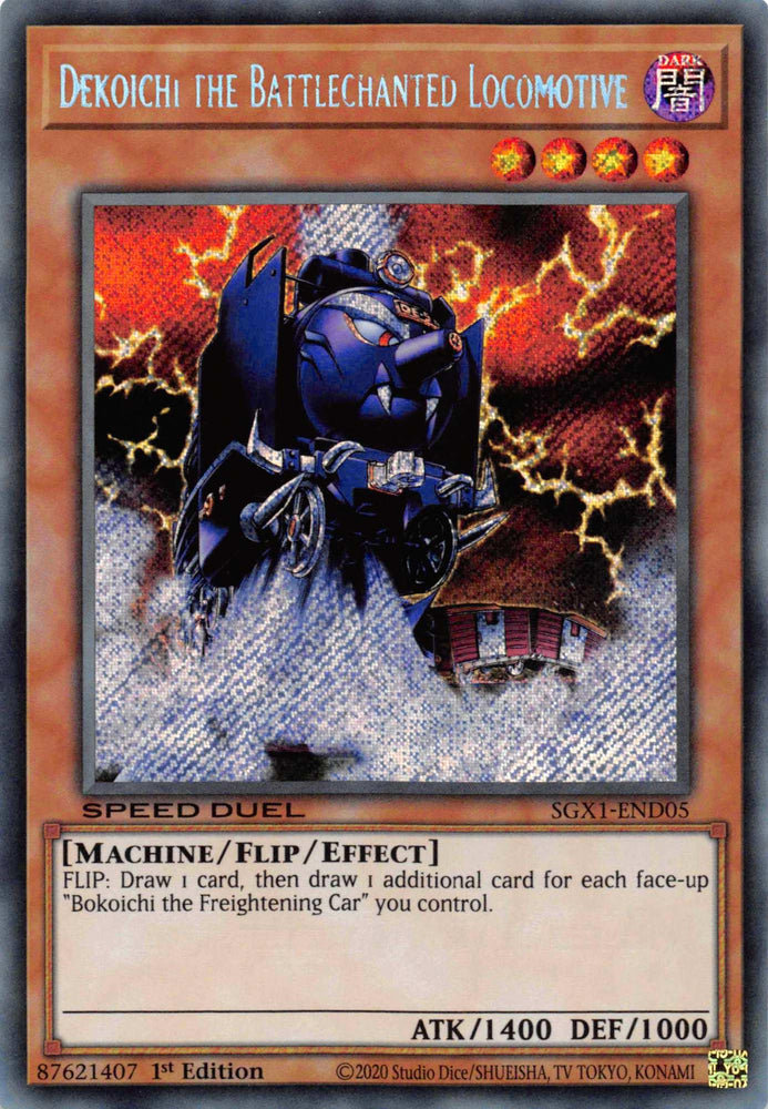Dekoichi the Battlechanted Locomotive [SGX1-END05] Secret Rare (ONLINE ORDER ONLY)