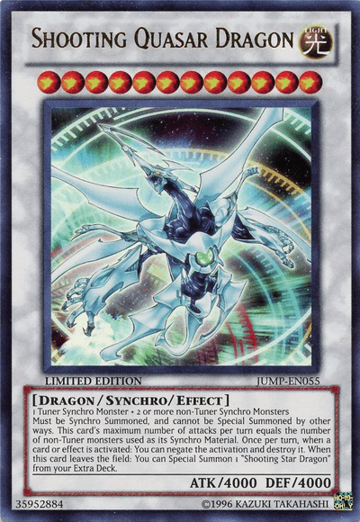 Shooting Quasar Dragon [JUMP-EN055] Ultra Rare (ONLINE ORDER ONLY)