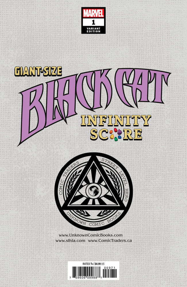 Giant-Size Black Cat Infinity Score #1 Unknown Comics Marco Turini Exclusive Var (11/24/2021) (12/08/2021) (Online Order Only)