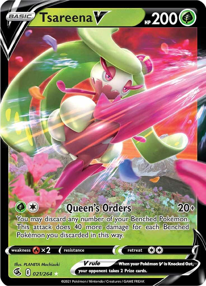 Tsareena V (021/264) [Sword & Shield: Fusion Strike] (Online Only)