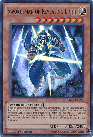 Swordsman of Revealing Light [SECE-EN095] Ultra Rare (ONLINE ORDER ONLY)