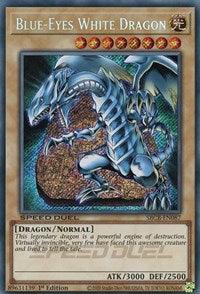 Blue-Eyes White Dragon (Secret) [SBCB-EN087] Secret Rare (ONLINE ORDER ONLY)