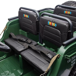 24V Freddo Military Willy Truck 3 Seater Electric Ride on (ONLINE ORDER ONLY)