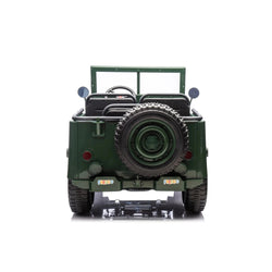 24V Freddo Military Willy Truck 3 Seater Electric Ride on (ONLINE ORDER ONLY)
