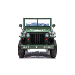 24V Freddo Military Willy Truck 3 Seater Electric Ride on (ONLINE ORDER ONLY)