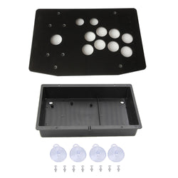 RAC-K500F Acrylic Panel Flat Case 24/30mm Button Hole DIY Arcade Joystick Kits (Online Only)