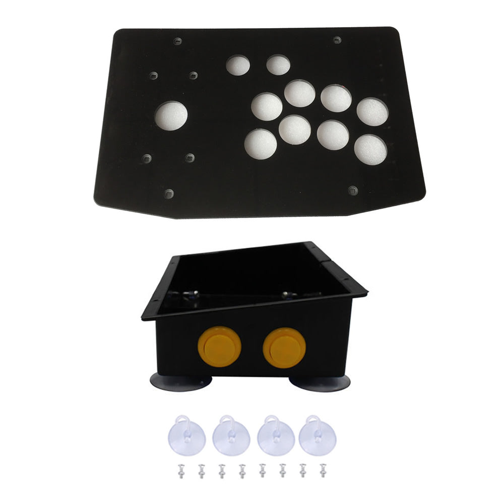 RAC-K500L Acrylic Panel Inclined Plane Case 24/30mm Button Hole DIY Arcade Joystick Kits (Online Only)