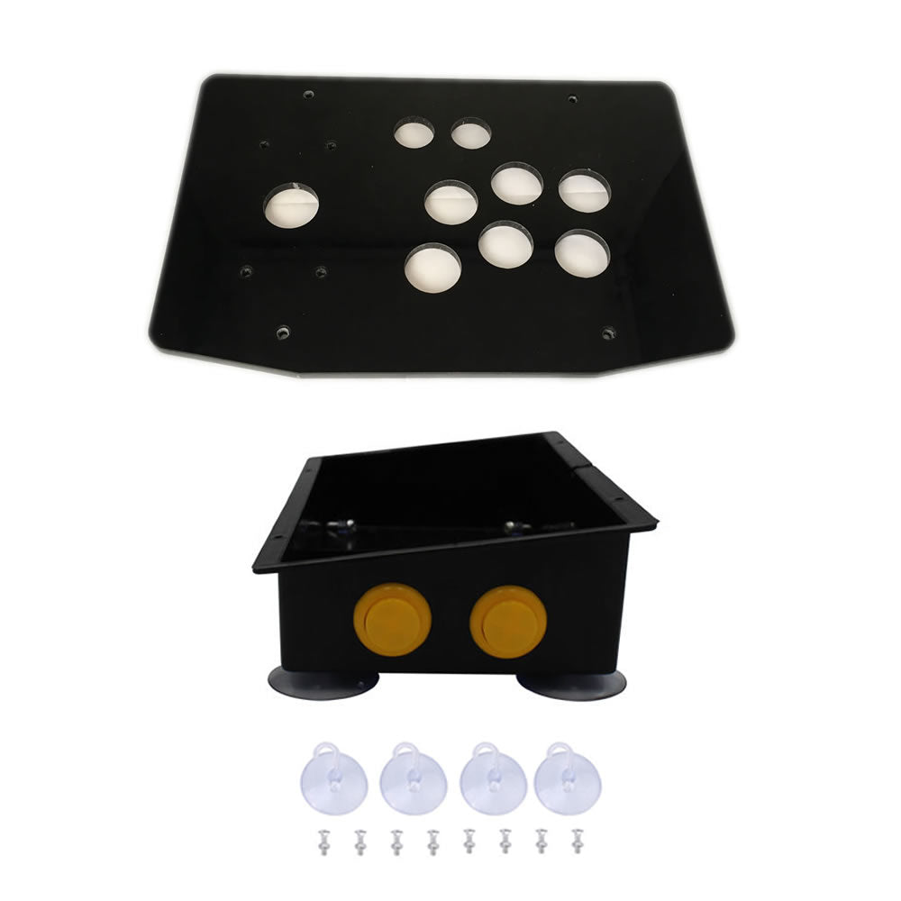RAC-K500L Acrylic Panel Inclined Plane Case 24/30mm Button Hole DIY Arcade Joystick Kits (Online Only)