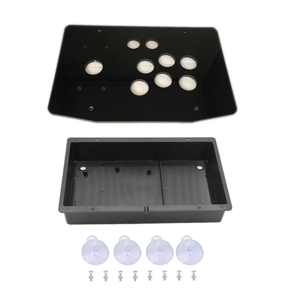 RAC-K500F Acrylic Panel Flat Case 24/30mm Button Hole DIY Arcade Joystick Kits (Online Only)