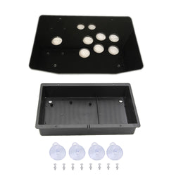 RAC-K500F Acrylic Panel Flat Case 24/30mm Button Hole DIY Arcade Joystick Kits (Online Only)